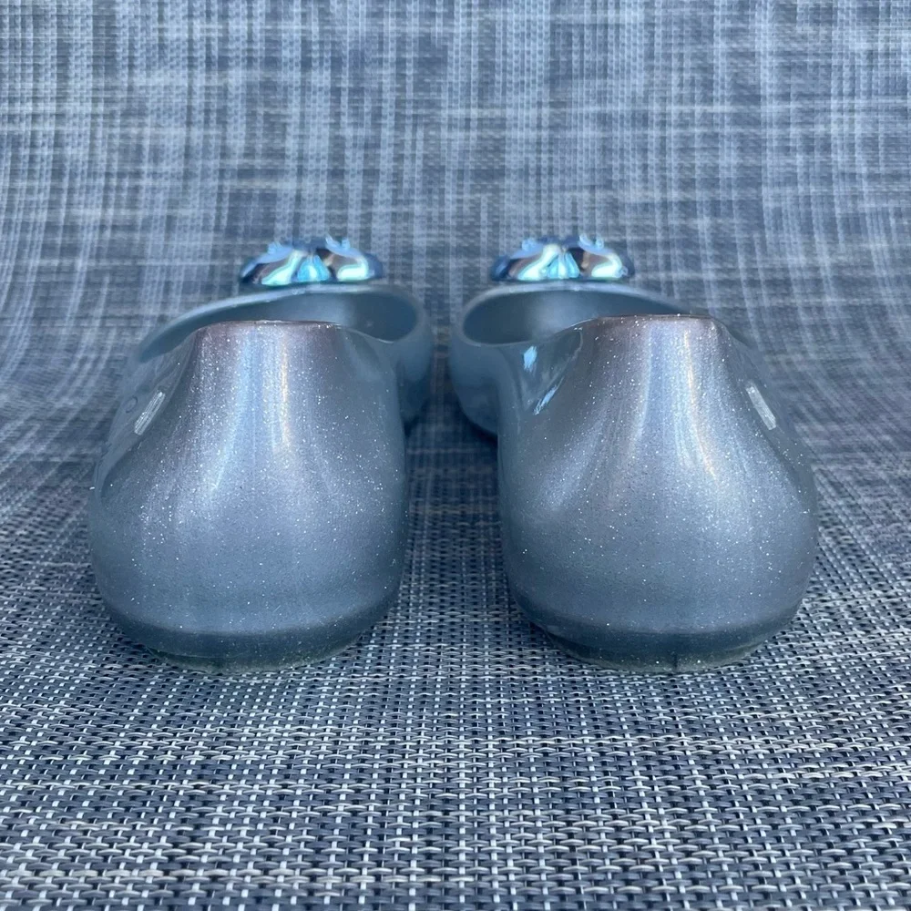 Mini Melissa Sweet Love Cinderella Disney Princess ballet flats Dress Shoes 2 Y